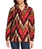 Wrangler® Retro® Vintage Printed Long Sleeve Pullover - Image 1