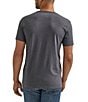 Color:Asphalt - Image 2 - Wrangler® Rope Logo Short Sleeve Graphic T-Shirt