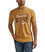 Color:Pale Gold - Image 1 - Wrangler® Short Sleeve Cowboy Ranch T-Shirt