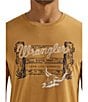 Color:Pale Gold - Image 3 - Wrangler® Short Sleeve Cowboy Ranch T-Shirt