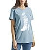 Color:Ashley Blue - Image 1 - Wrangler® Short Sleeve Graphic T-Shirt