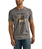Color:Pewter - Image 1 - Short Sleeve National Rodeo Graphic T-Shirt