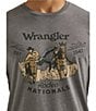 Color:Pewter - Image 3 - Short Sleeve National Rodeo Graphic T-Shirt