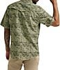 Wrangler Short Sleeve Olivine Print Performance Shirt - Image 2