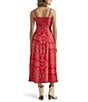 Color:Red - Image 2 - Wrangler® Sleeveless Mom N Me Printed Long Dress