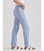 Color:Blue Bengal Stripe - Image 3 - Sunset Straight Blue Stripe Pant
