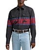 Wrangler® Vintage Inspired Bronc Riding Woven Shirt - Image 1