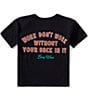 Wrangler Wrangler® x Lainey Wilson Big Girls Short-Sleeve 'Work Don't Work Without Your Back In It' T-Shirt, Color:Black - Image 2