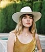 Wyeth Chaun Straw Panama Hat, Color:Ivory - Image 2