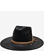 Color:Black - Image 1 - Valencia Straw Panama Hat