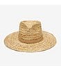 Color:Natural - Image 2 - Waverly Straw Fedora Hat
