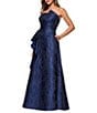 Xscape Brocade Strapless Sleeveless Floor Length Ball Gown - Image 3