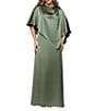 Xscape Long Satin With Overlay - Image 1