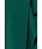 Xscape Off the Shoulder Ruffle Crepe Gown, Color:Hunter - Image 5