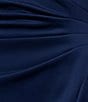 Xscape One Shoulder Side Ruffle Scuba Crepe Gown - Image 5