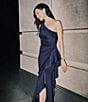Xscape One Shoulder Side Ruffle Scuba Crepe Gown - Image 6