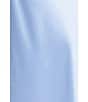 Xscape Satin Halter Neck Sleeveless Sheath Gown, Color:Light Blue - Image 4