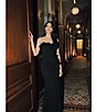 Xscape Strapless Flower Ruffle Sleeveless Gown - Image 6