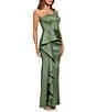 Xscape Stretch Mikado Strapless Sleeveless Gown - Image 3