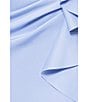 Xscape Stretch Off-the-Shoulder Short Sleeve Mermaid Gown with Ruffle, Color:Periwinkle - Image 5
