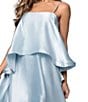 Xscape Tiered Satin Gown - Image 4