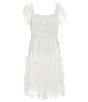 Xtraordinary Big Girls 7-16 Flutter-Sleeve Lace Dress, Color:Off-White - Image 2