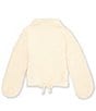 Color:Ivory - Image 1 - Big Girls 7-16 Long Sleeve Funnel Neck Top