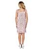 Xtraordinary Big Girls Short Sleeve Sequin Embellished Shift Dress, Color:Pink/Blue/Sage - Image 4