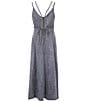 Color:Cobalt/Silver - Image 2 - Big Girls 7-16 Sleeveless Glitter-Accented Long Dress