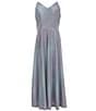 Color:Lilac/Blue - Image 1 - Big Girls 7-16 Sleeveless Long Ballgown