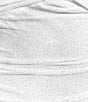 Color:White/Silver - Image 4 - Glitter Long Sleeve Split V-Neck Bodycon Dress