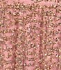 Color:Rose Gold - Image 4 - Glitter V-Neck Ball Gown
