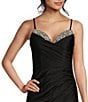 Color:Black - Image 5 - Sleeveless Sateen Maxi Slip Dress