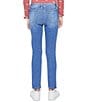 Color:Medium Blue Rips - Image 2 - Big Girls 7-12 Mid-Rise Skinny Jeans