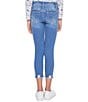 Color:Medium Blue Rips - Image 2 - Big Girls 7-14 WannaBettaFit Ankle Jeans