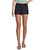 YMI Jeanswear Denim Trouser Shorts, Color:Navy - Image 1
