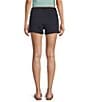 YMI Jeanswear Denim Trouser Shorts, Color:Navy - Image 2