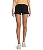 YMI Jeanswear Denim Trouser Shorts, Color:Black - Image 1