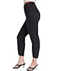 Color:Black - Image 3 - High Rise Balloon Fit Ankle Jeans