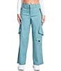 YMI Jeanswear High Rise Relaxed Straight Leg Cargo Pants, Color:Jasmine - Image 1