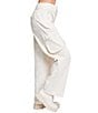 YMI Jeanswear High Rise Relaxed Straight Leg Cargo Pants, Color:Ecru - Image 3