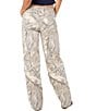 YMI Jeanswear Low Rise Loose Camo Print Pants, Color:Sand - Image 2