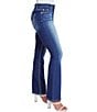 YMI Jeanswear Mid Rise Heavy Stitch Bootcut Jeans, Color:Midnight Sky Blue - Image 3