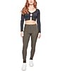 Pantalon Skinny YMI Jeanswear Fille - Taille 14 - Motif étoiles Olive Et Noir - Élastique