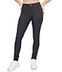Color:Black - Image 1 - Mid Rise Hyperstretch Skinny Cargo Jeans