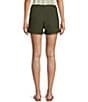 Color:Olive - Image 2 - Mid Rise Rolled-Cuff Shorts