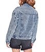 YMI Jeanswear Oversized Utility Denim Jacket, Color:Meduim Blue - Image 2