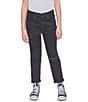 Color:Black Rips - Image 1 - Taylor High-Rise Relaxed Fit Cuffed Jeans
