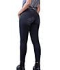 Color:Black - Image 2 - Ymi Jeanswear Wbb Repreve High Rise Fray Panel Flare Jeans