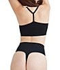 Yummie Seamless Shaped Thong, Color:Black - Image 3